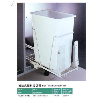 Móveis de cozinha Pull-out PVC Dust Bin